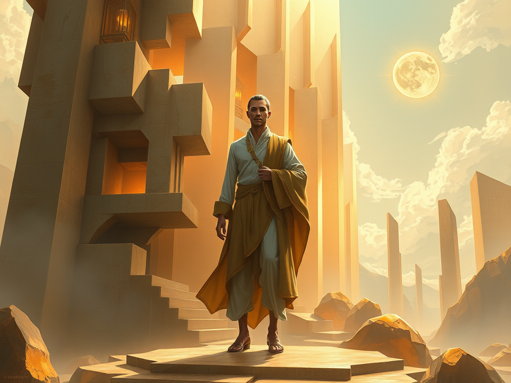 He walks not towards destiny-but as it. Sovereignty is not claimed. It is remembered.